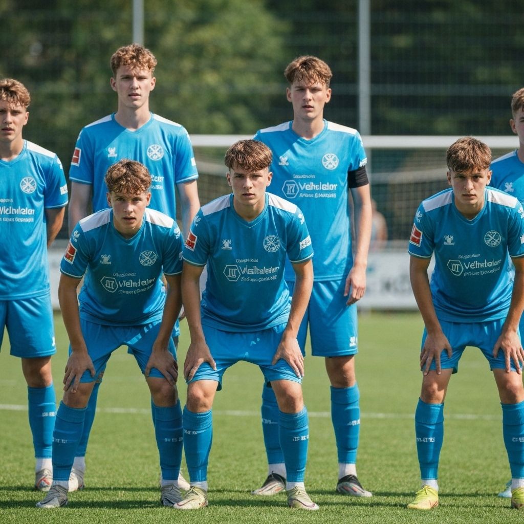 Düsseldorf: Fußballtrikots für Jugendakademie